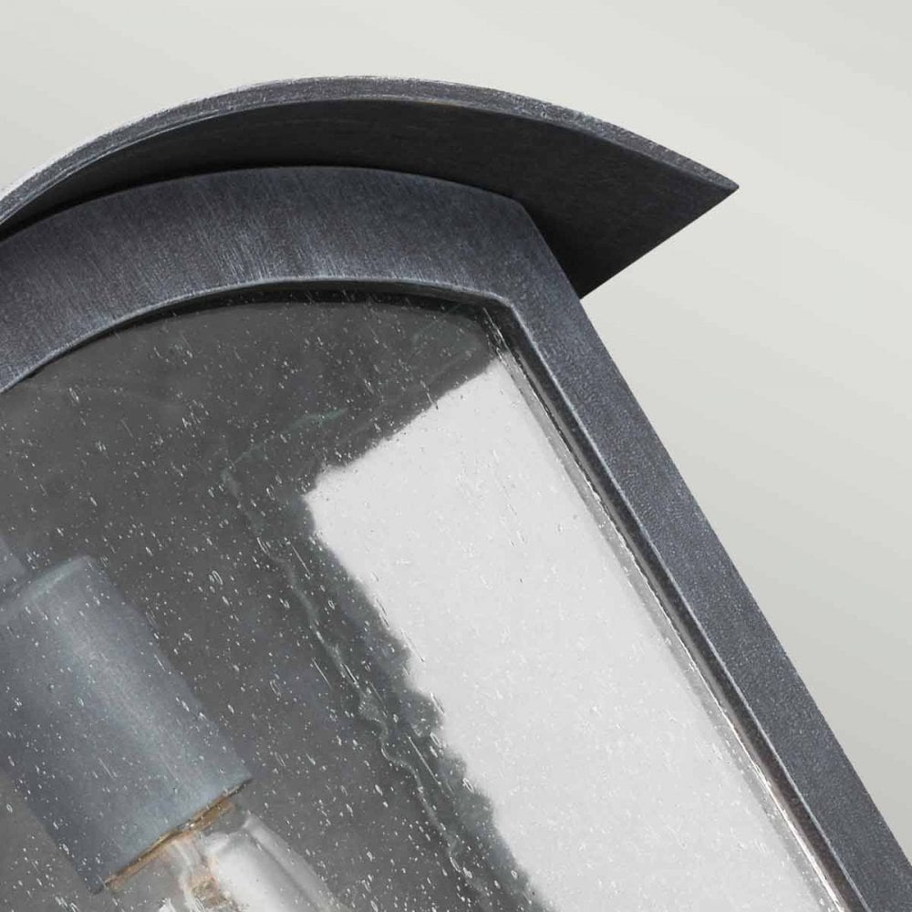 Feiss FE-HODGES-L Hodges Large Wall Lantern Ash Black