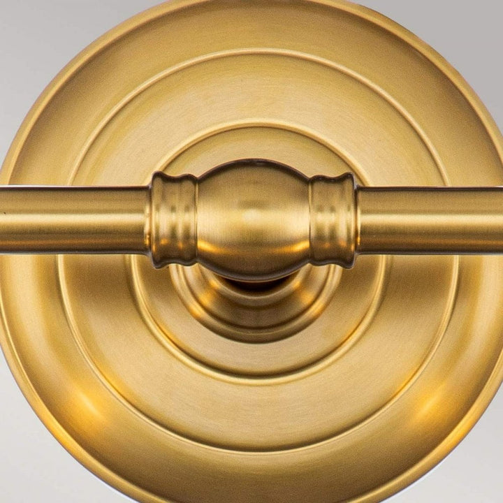 Feiss FE-HUGOLAKE2BATH-BB Huguenot Lake 2 Light Wall Light Burnished Brass