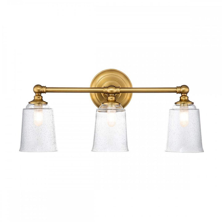 Feiss FE-HUGOLAKE3BATH-BB Huguenot Lake 3 Light Wall Light Burnished Brass