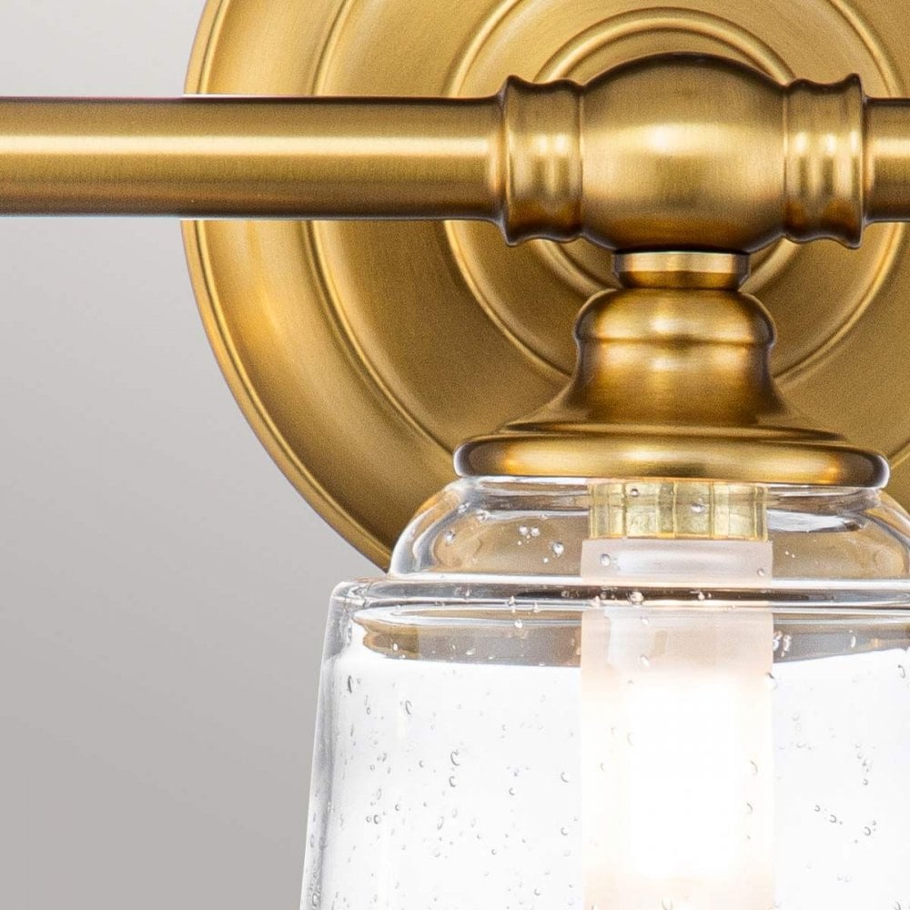 Feiss FE-HUGOLAKE3BATH-BB Huguenot Lake 3 Light Wall Light Burnished Brass