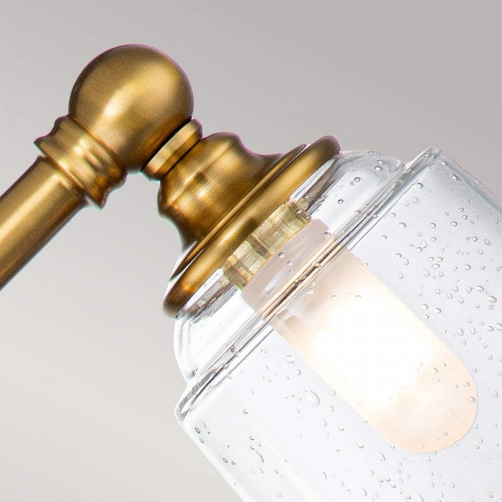 Feiss FE-HUGOLAKE3BATH-BB Huguenot Lake 3 Light Wall Light Burnished Brass