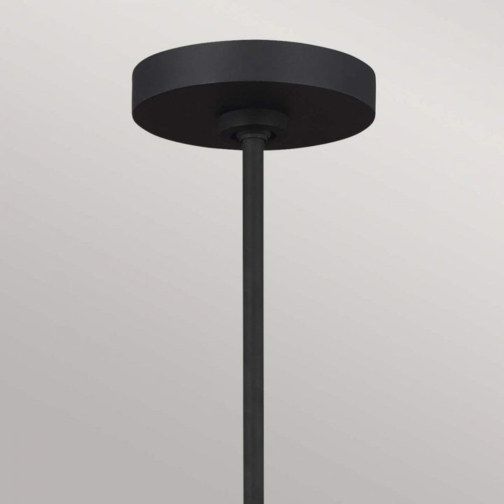 Feiss FE-JOAN5-MB Joan 5 Light Chandelier Midnight Black / Burnished Brass