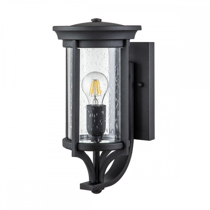 Feiss FE-MERRILL1-S-BLK Merrill 1 Light Small Wall Lantern Black