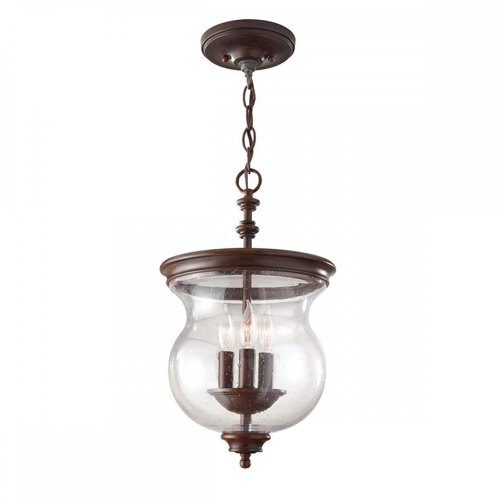 Feiss FE-PICKERING-LANE-SF Pickering Lane 3 Light Semi-Flush Heritage Bronze