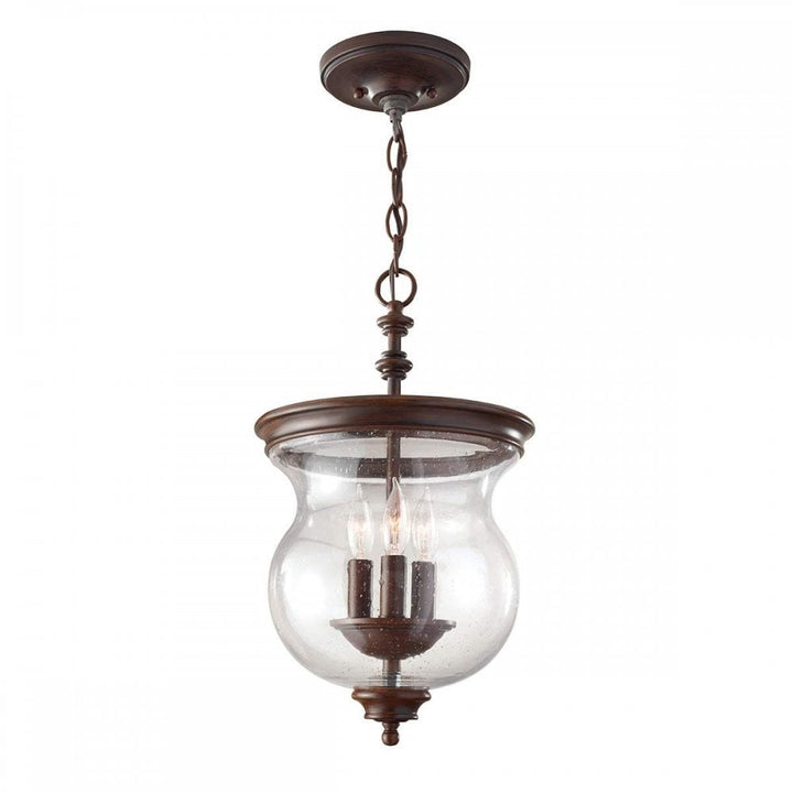 Feiss FE-PICKERING-LANE-SF Pickering Lane 3 Light Semi-Flush Heritage Bronze