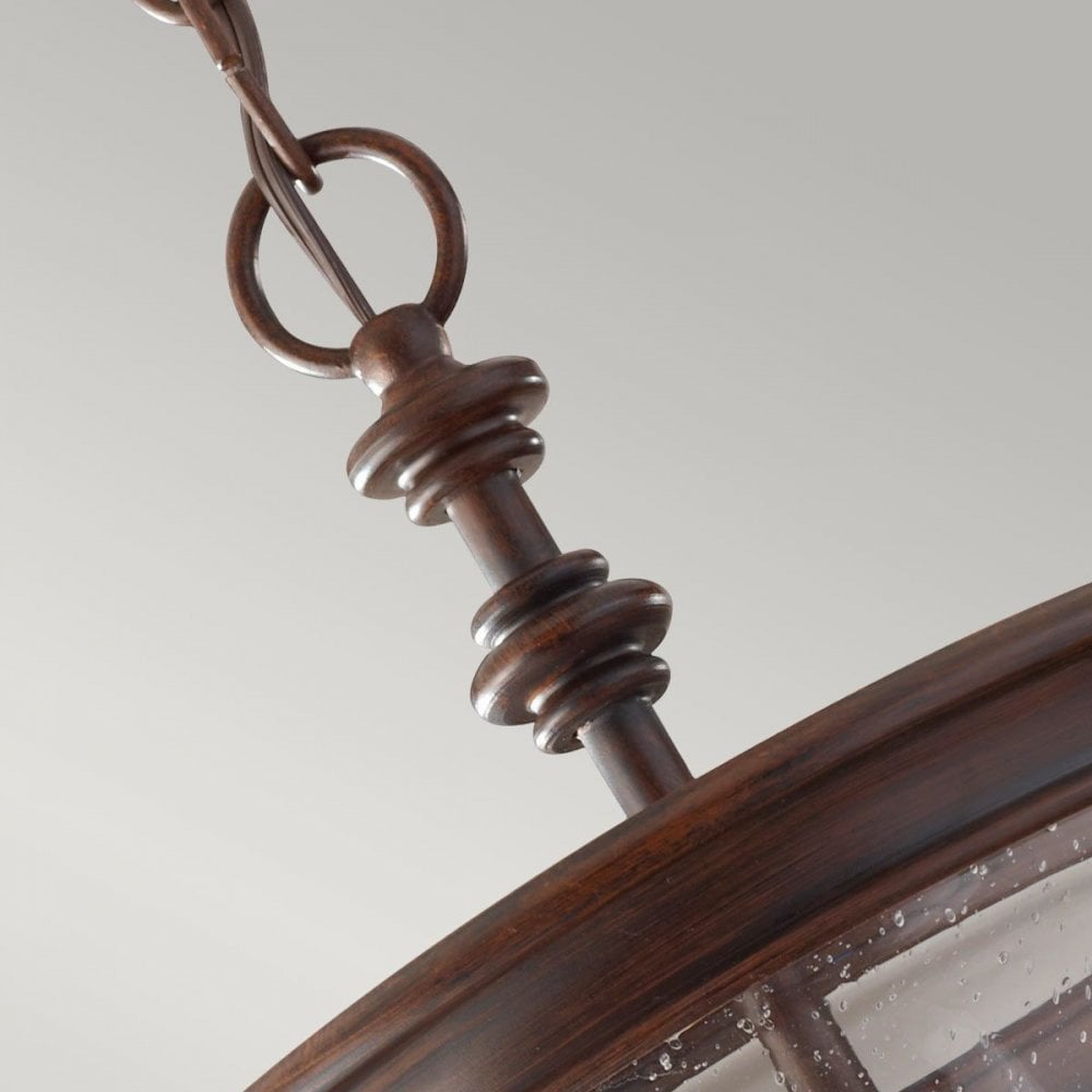 Feiss FE-PICKERING-LANE-SF Pickering Lane 3 Light Semi-Flush Heritage Bronze