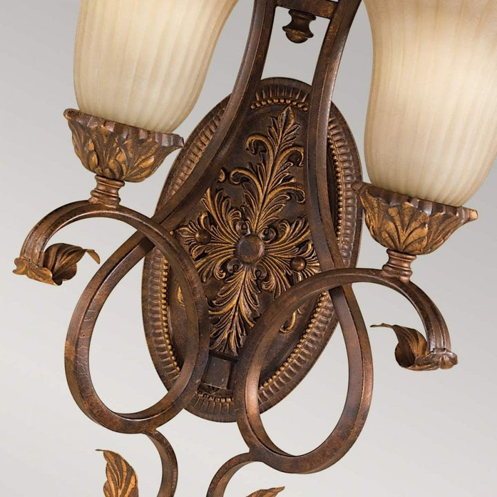 Feiss FE-SONOMAVALLEY2 Sonoma Valley 2 Light Wall Light Aged Tortoise Shell