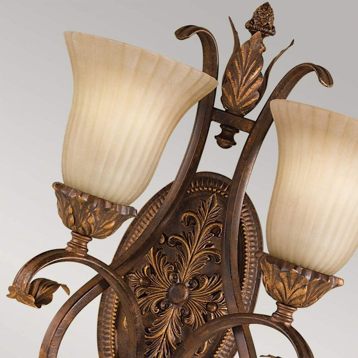Feiss FE-SONOMAVALLEY2 Sonoma Valley 2 Light Wall Light Aged Tortoise Shell