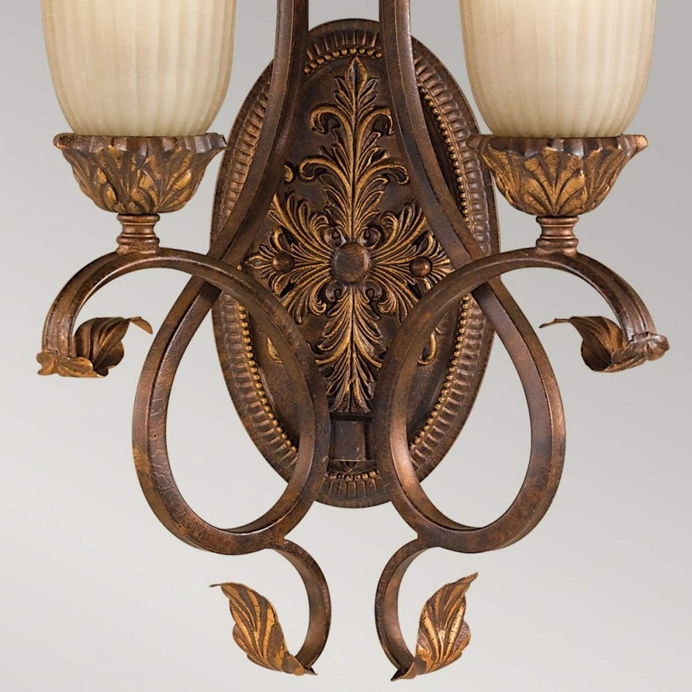 Feiss FE-SONOMAVALLEY2 Sonoma Valley 2 Light Wall Light Aged Tortoise Shell