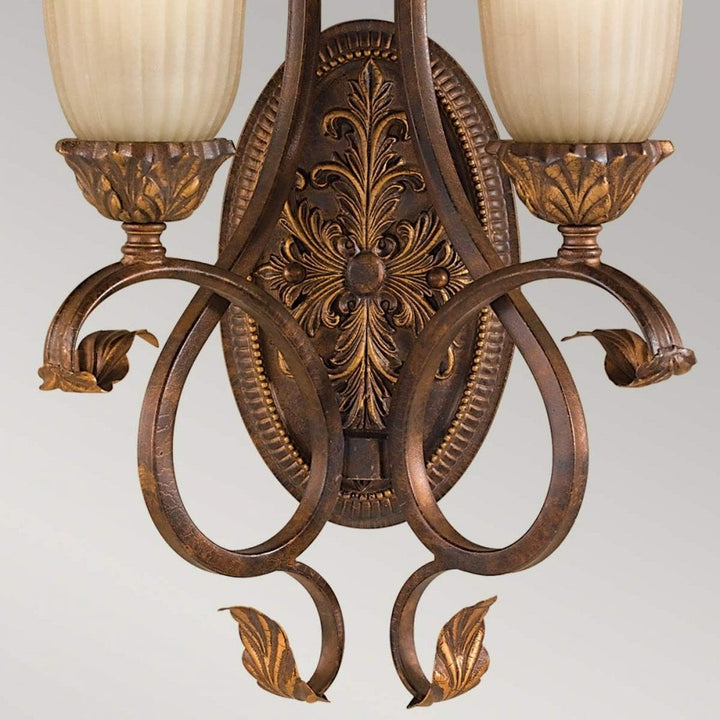 Feiss FE-SONOMAVALLEY2 Sonoma Valley 2 Light Wall Light Aged Tortoise Shell