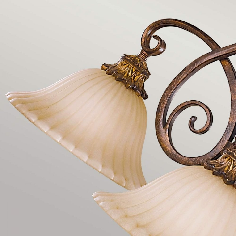 Feiss FE-SONOMAVALLEY3 Sonoma Valley 3 Light Chandelier Aged Tortoise Shell