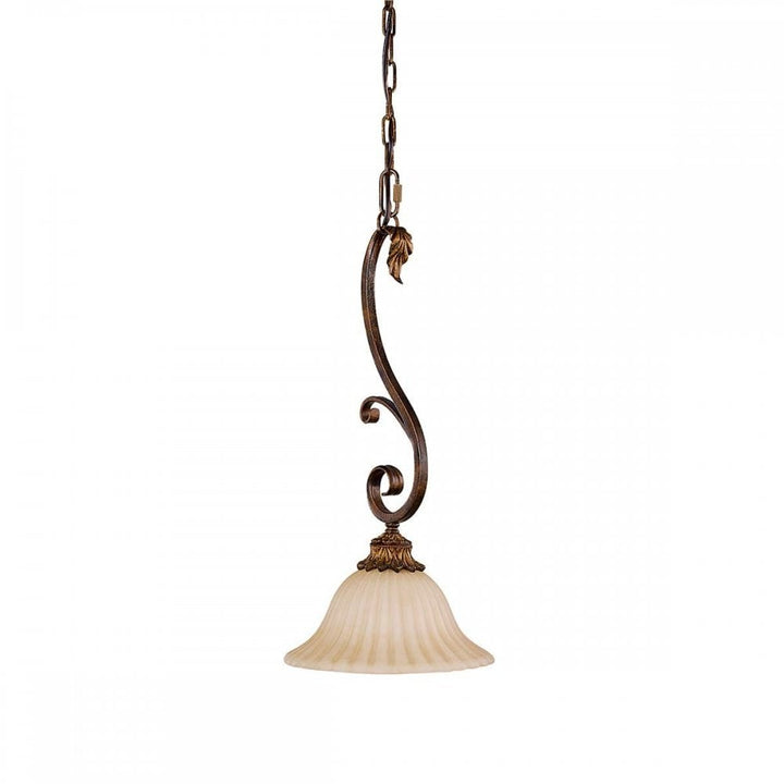 Feiss FE-SONOMAVALLEY-P Sonoma Valley 1 Light Mini Pendant Aged Tortoise Shell