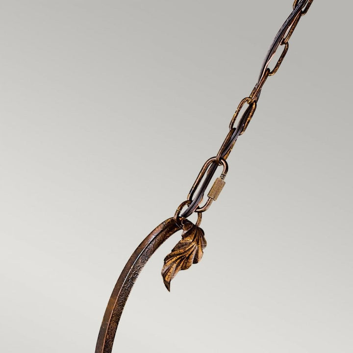 Feiss FE-SONOMAVALLEY-P Sonoma Valley 1 Light Mini Pendant Aged Tortoise Shell