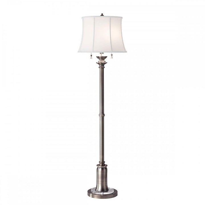 Feiss FE-STATEROOM-FL-AN Stateroom 2 Light Floor Lamp - Antique Nickel