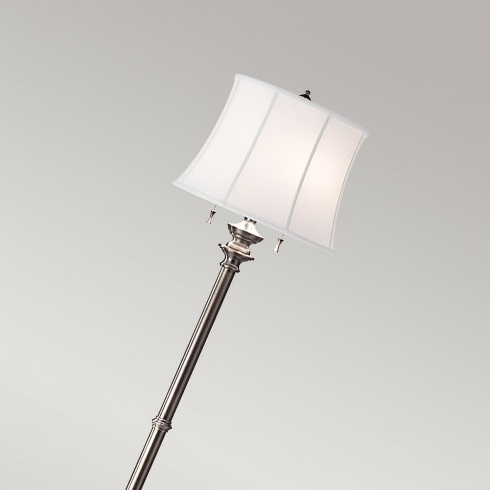 Feiss FE-STATEROOM-FL-AN Stateroom 2 Light Floor Lamp - Antique Nickel