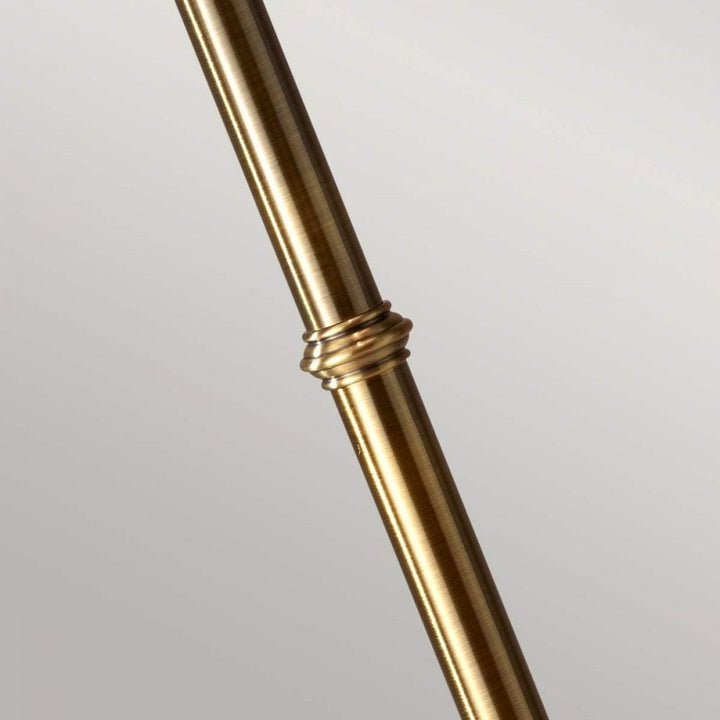 Feiss FE-STATEROOM-FL-BB Stateroom 2 Light Floor Lamp - Bali Brass