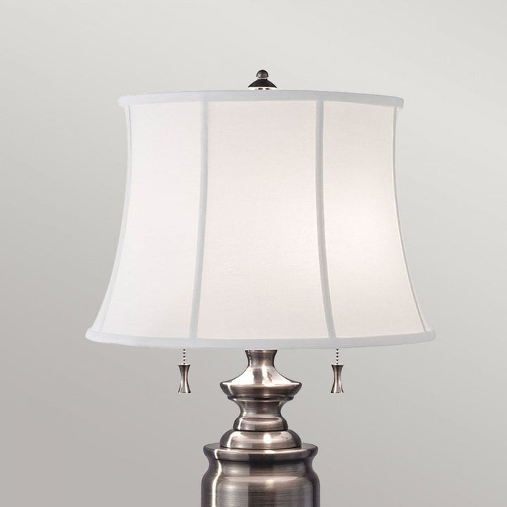 Feiss FE-STATEROOM-TL-AN Stateroom 2 Light Table Lamp - Antique Nickel