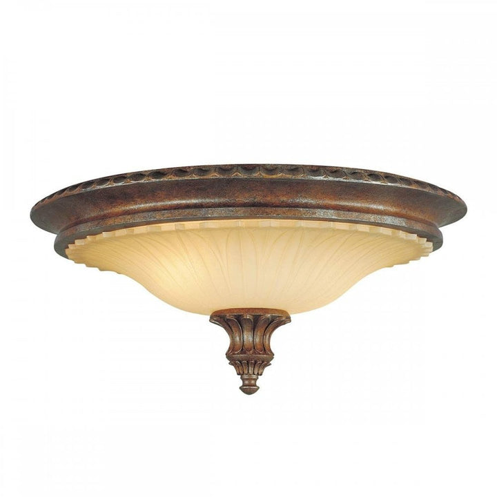 Feiss FE-STIRLING-CASTLE-F Stirling Castle 2 Light Flush British Bronze