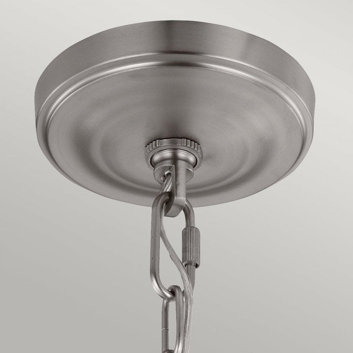 Feiss FE-VINTNER3 Vintner 3 Light Chandelier Satin Nickel