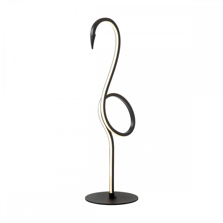 Elstead FLAMINGO-TL-BLK Flamingo LED Table Lamp - Black