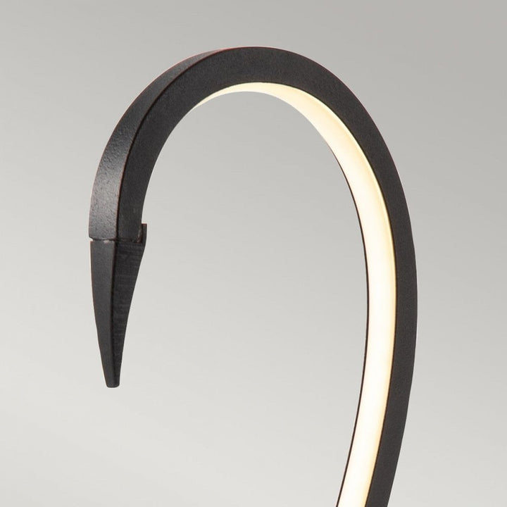 Elstead FLAMINGO-TL-BLK Flamingo LED Table Lamp - Black