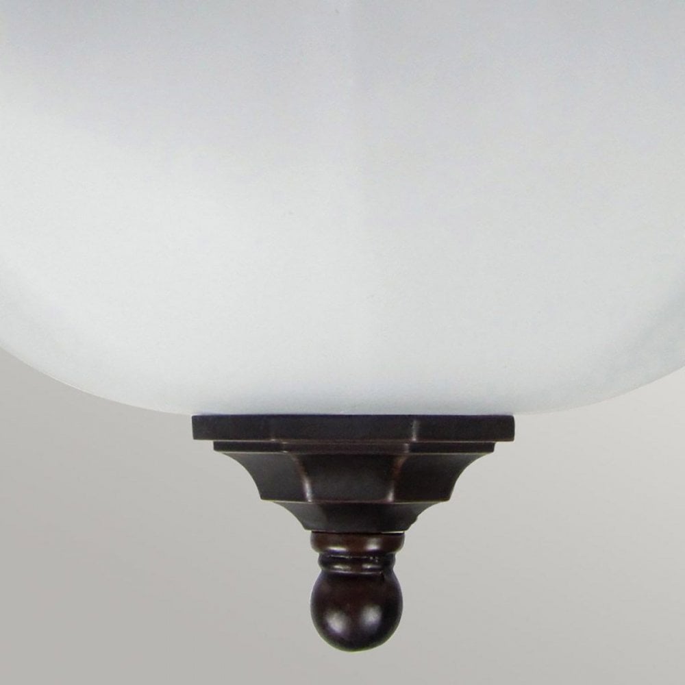 Garden Zone GZH-FF12 Fairford 1 Light Flush Lantern Old Bronze