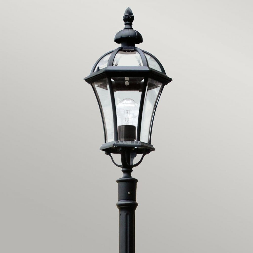 Garden Zone GZH-LB5 Ledbury 1 Light Lamp Post Black