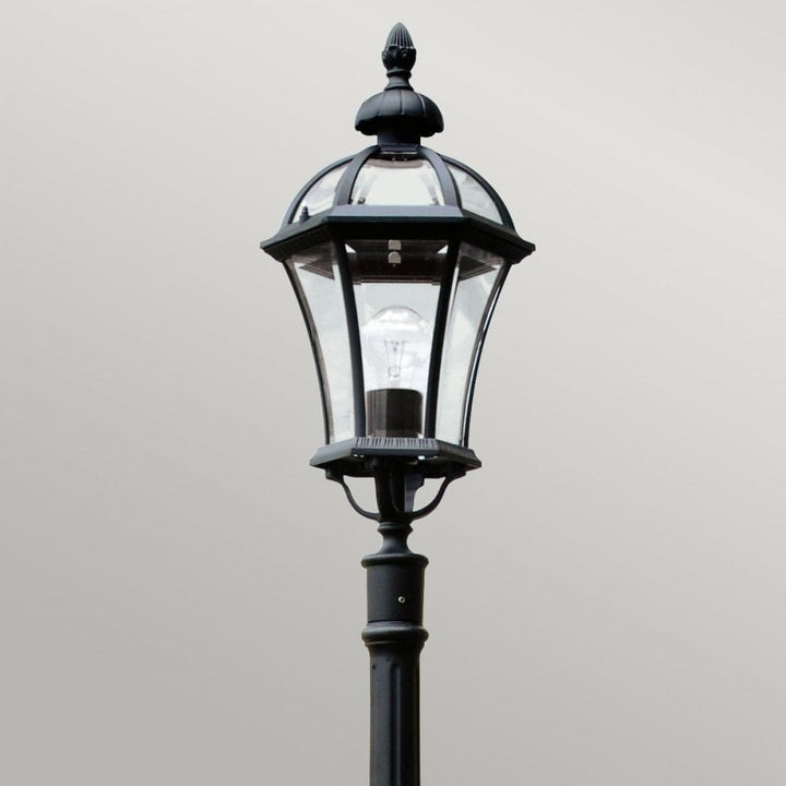 Garden Zone GZH-LB5 Ledbury 1 Light Lamp Post Black