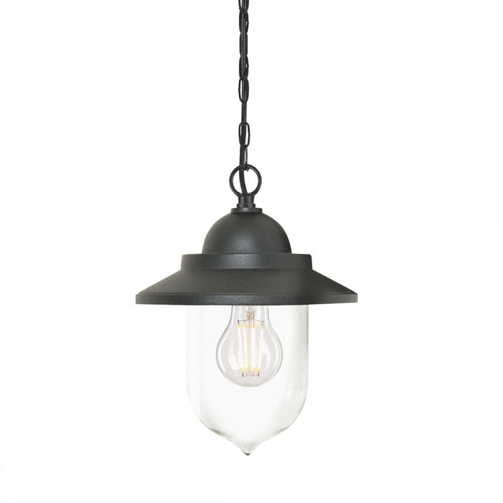 Garden Zone GZH-SDN8 Sandown 1 Light Chain Lantern Black