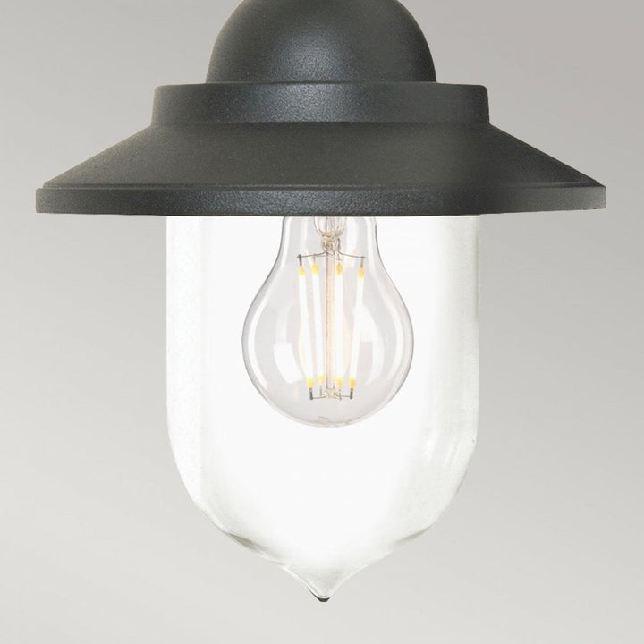 Garden Zone GZH-SDN8 Sandown 1 Light Chain Lantern Black