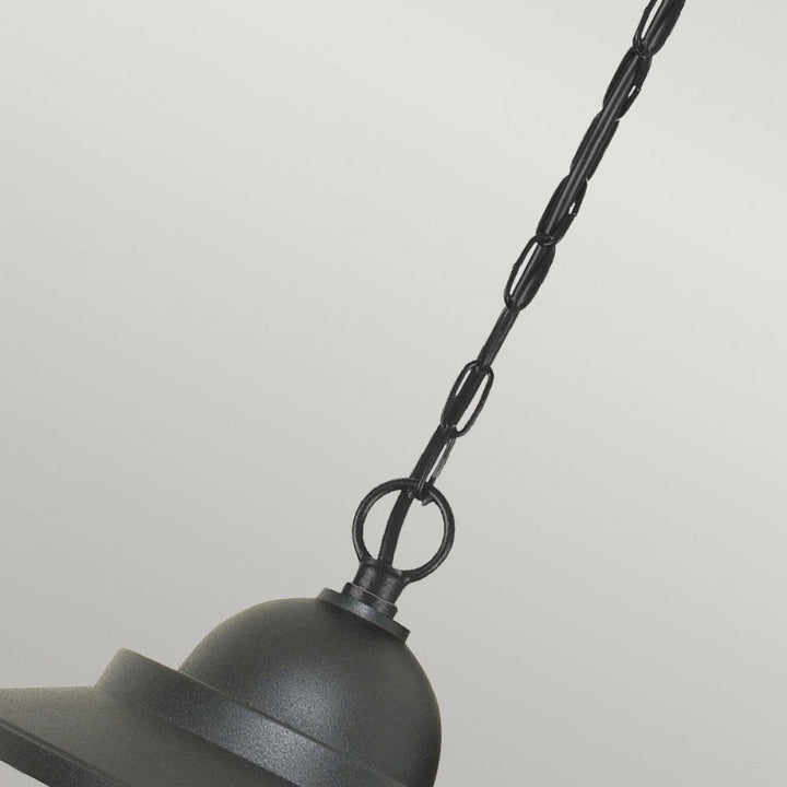 Garden Zone GZH-SDN8 Sandown 1 Light Chain Lantern Black