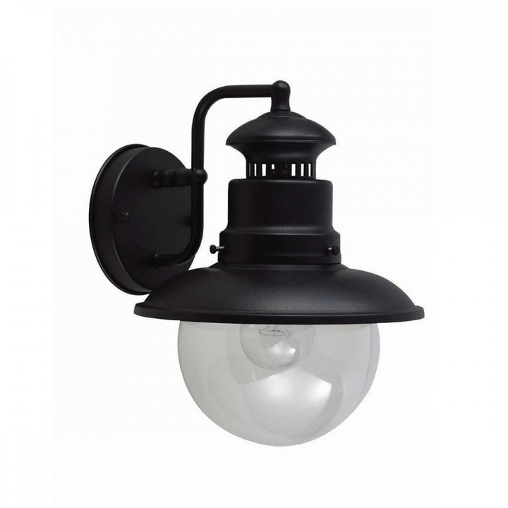 Garden Zone GZH-SHIP2 Shipston 1 Light Wall Lantern Black