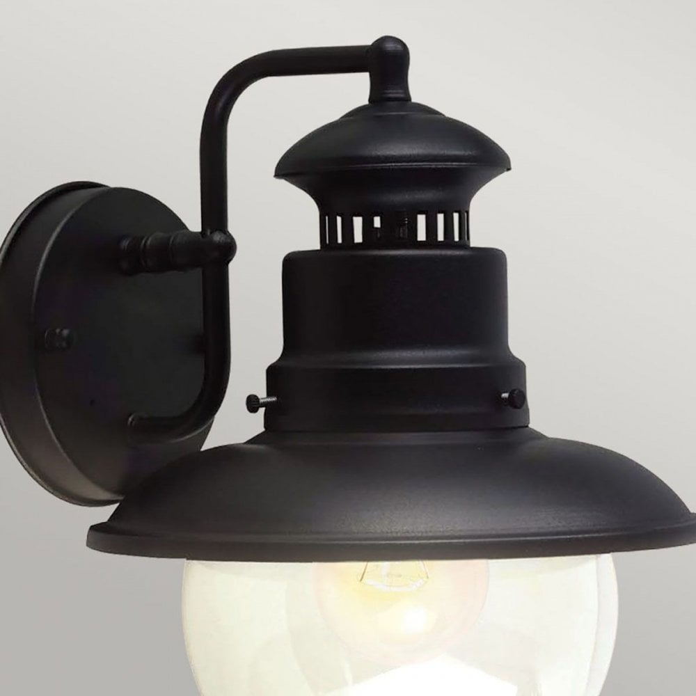 Garden Zone GZH-SHIP2 Shipston 1 Light Wall Lantern Black