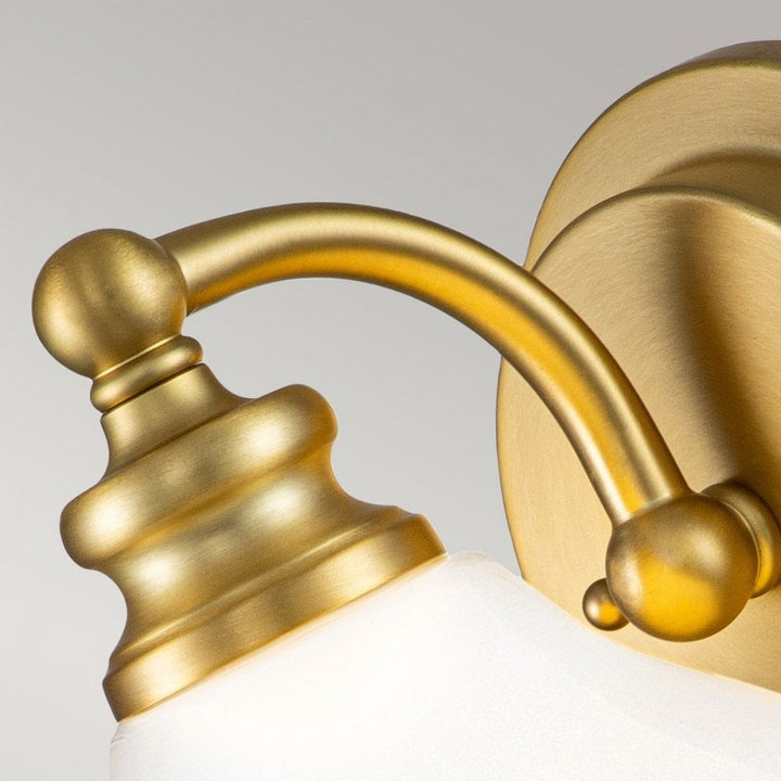 Hinkley HK-AINSLEY1-BATH-BB Ainsley 1 Light Wall Light Brushed Brass