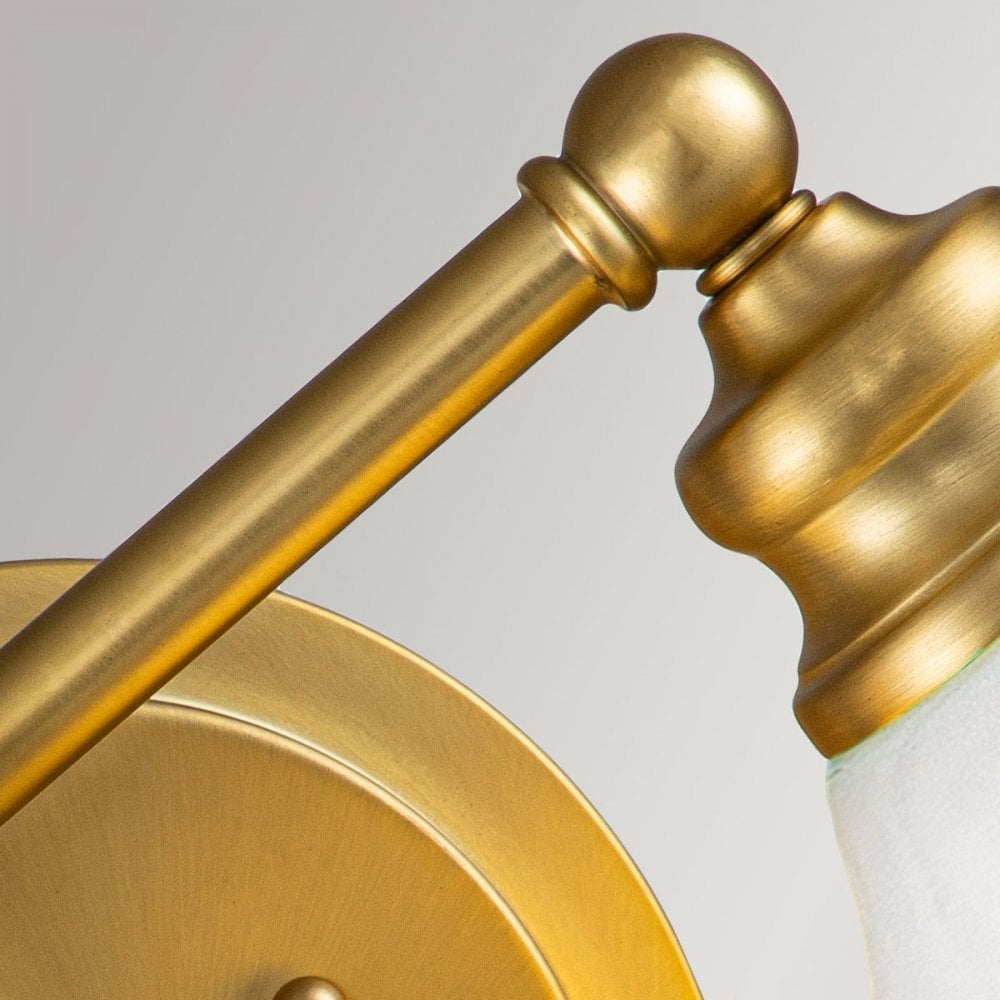 Hinkley HK-AINSLEY2-BATH-BB Ainsley 2 Light Wall Light Brushed Brass