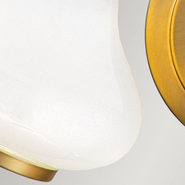 Hinkley HK-AINSLEY2-BATH-BB Ainsley 2 Light Wall Light Brushed Brass