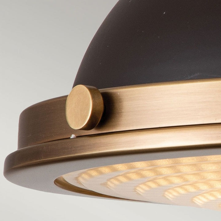 Hinkley HK-AMELIA-F-M-RB Amelia 2lt Flush Light Buckeye Bronze/Restoration Bronze