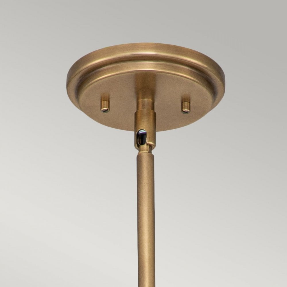 Hinkley HK-AMELIA-P-M-HB Amelia 1 Light Medium Pendant Heritage Brass