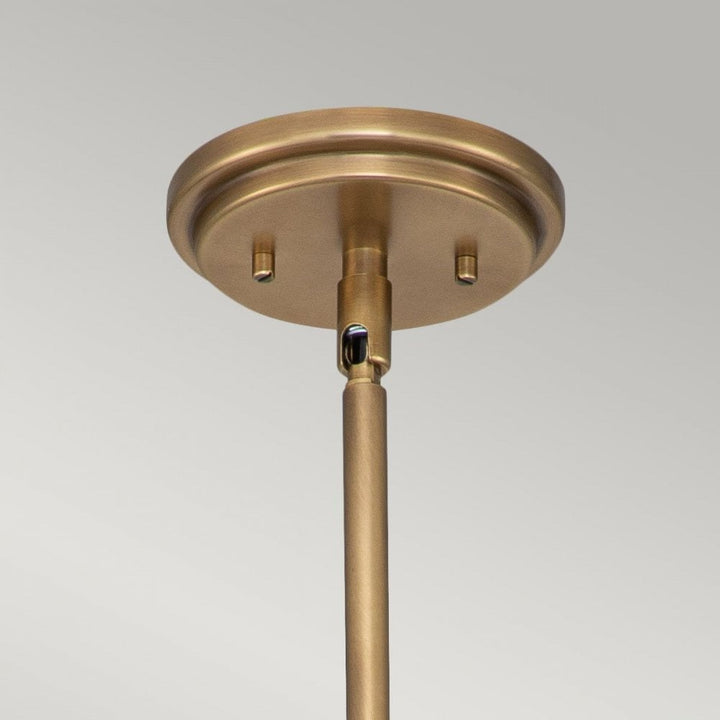 Hinkley HK-AMELIA-P-M-HB Amelia 1 Light Medium Pendant Heritage Brass