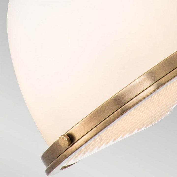 Hinkley HK-AMELIA-P-M-HB Amelia 1 Light Medium Pendant Heritage Brass
