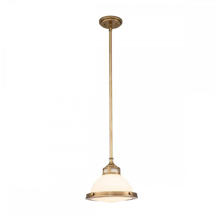 Hinkley HK-AMELIA-P-S-HB Amelia 1 Light Mini Pendant Heritage Brass
