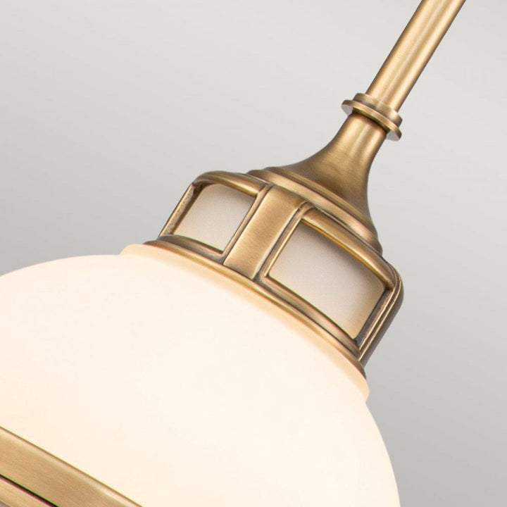 Hinkley HK-AMELIA-P-S-HB Amelia 1 Light Mini Pendant Heritage Brass