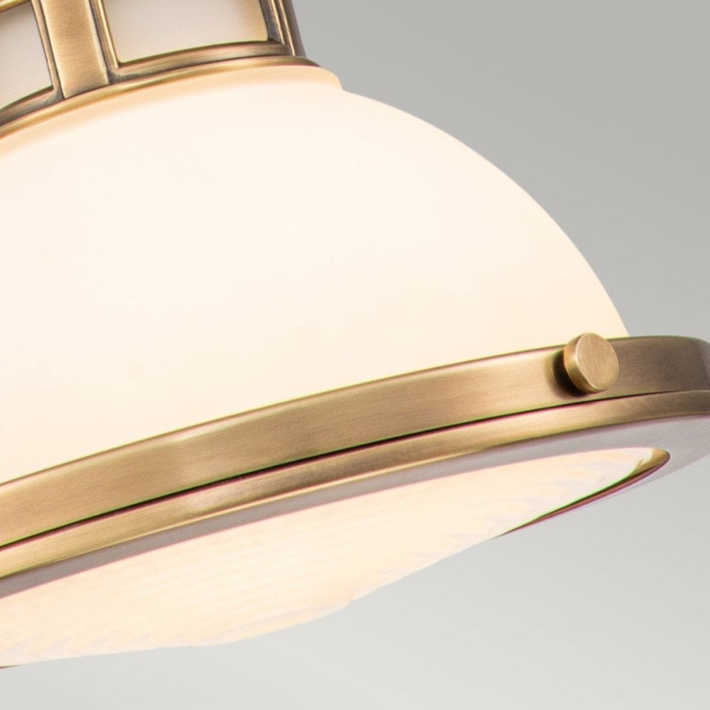 Hinkley HK-AMELIA-P-S-HB Amelia 1 Light Mini Pendant Heritage Brass