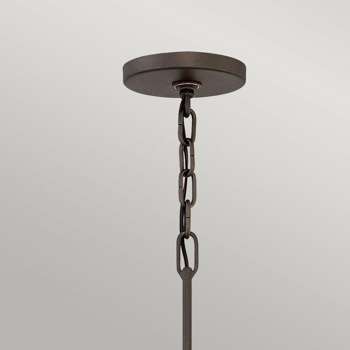 Hinkley HK-ASTRID-5P Astrid 5 Light Pendant Chandelier Matte Bronze and Deluxe Gold