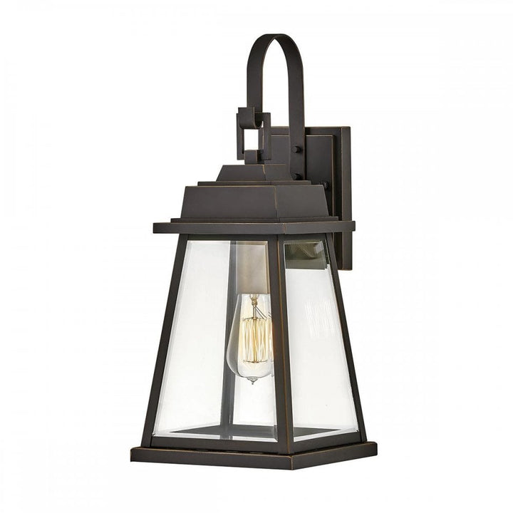 Hinkley HK-BAINBRIDGE-M-OZ Bainbridge 1 Light Wall Lantern - Medium Oil Rubbed Bronze