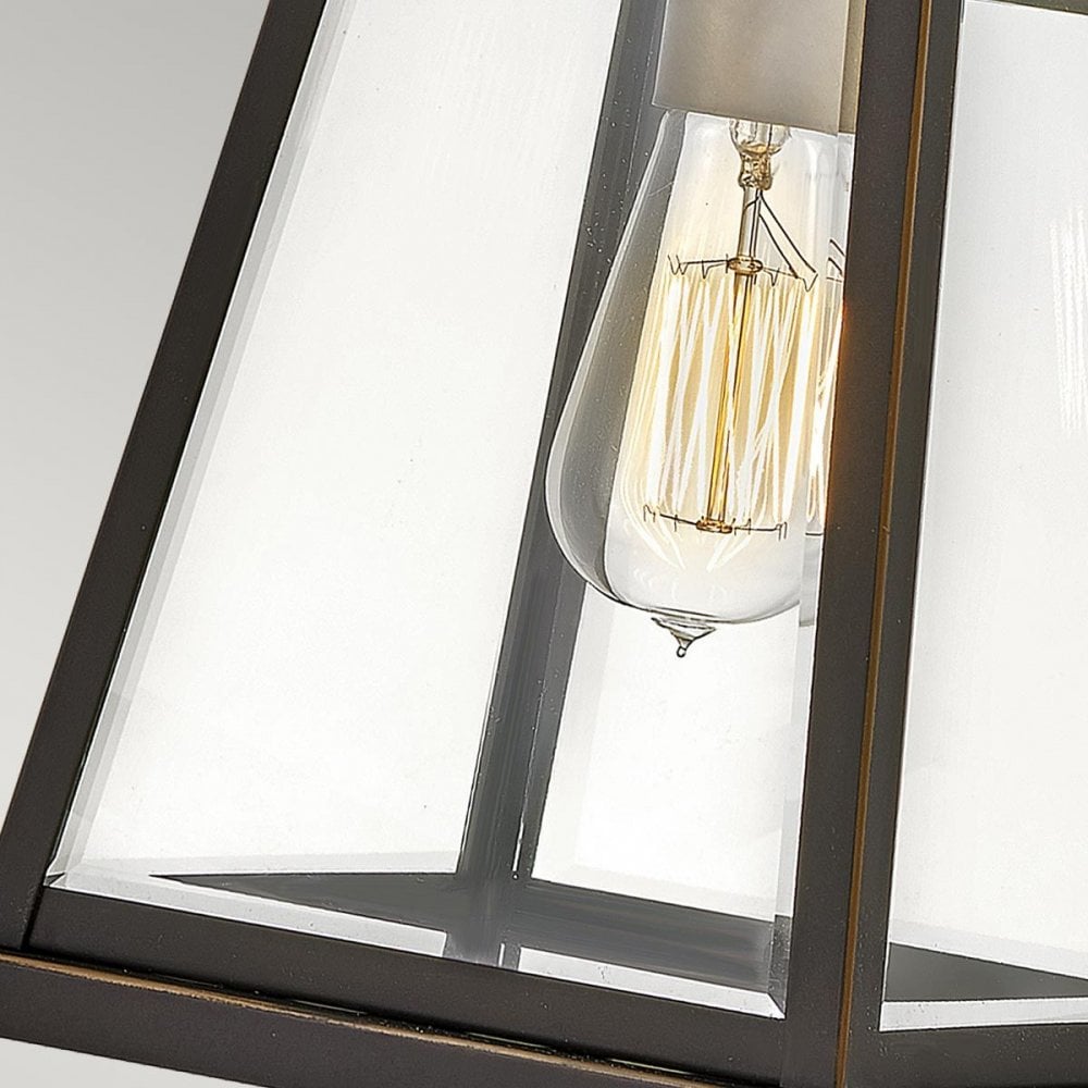 Hinkley HK-BAINBRIDGE-M-OZ Bainbridge 1 Light Wall Lantern - Medium Oil Rubbed Bronze