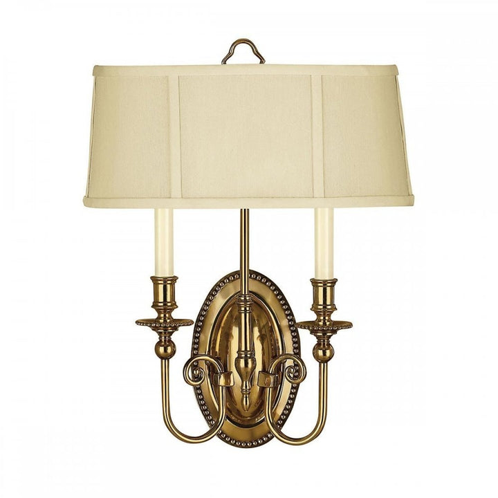 Hinkley HK-CAMBRIDGE2-B Cambridge 2 Light Wall Light Burnished Brass