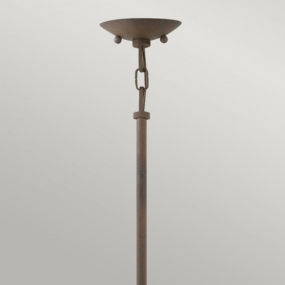 Hinkley HK-CARSON-P Carson 1 Light Pendant Light Vintage Iron