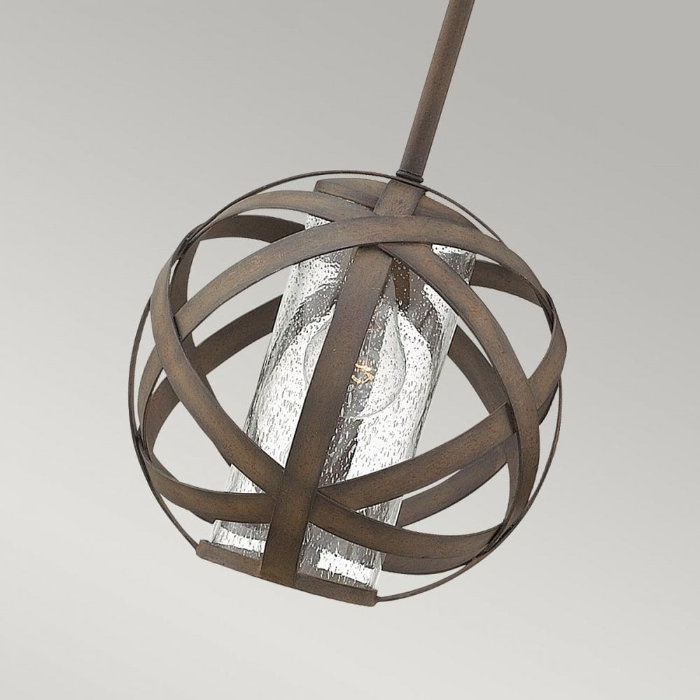 Hinkley HK-CARSON-P Carson 1 Light Pendant Light Vintage Iron