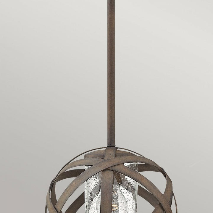 Hinkley HK-CARSON-P Carson 1 Light Pendant Light Vintage Iron